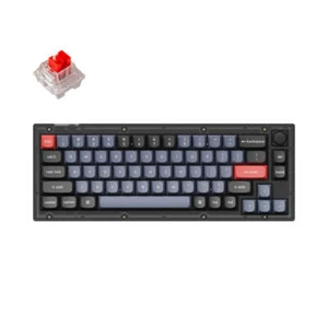 Keychron V2 QMK Mechanische Tastatur Knob, Frosted Black, Keychron K Pro Red - Bild 1 von 4