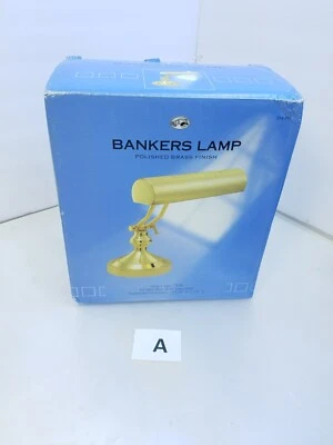 Lámpara de Escritorio Hampton Bay Acabado LATÓN PULIDO Nueva con Enchufe en Base 10.25 IN X14IN Foto 1 de 4