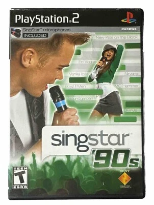 SingStar '90s - Sony PlayStation 2 - PS2 -  *Black Label* - Image 1 of 4