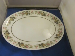 Vintage Mikasa Fine China Pattern-Eclipse Oval Platter Japan FREE SHIPPING - Picture 1 of 4