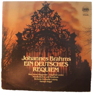 J Brahms - Häggander Lorenz Kegel  Ein Deutsches Requiem ETERNA 7 29 163 LP GDR - Picture 1 of 3