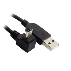 Q36 Micro USB Câble USB A Connecteur À Micro B Fiche 90° Dessous Angulation 30cm - Photo 1 sur 8