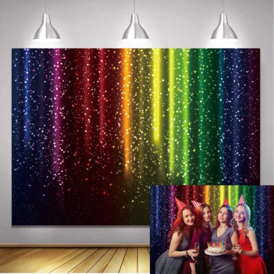 Sorpresa Romantica Arcobaleno Paillettes Sfondo Cerimonia Compleanno Festa Decorazione