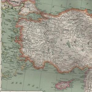 Asie antérieure - - Asie - Géographie Pays Carte ancienne 1923 - Picture 1 of 4