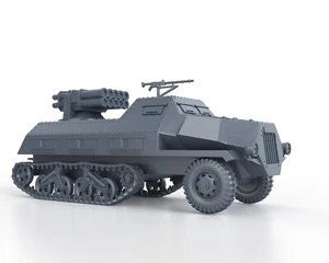 WWII GERMAN - PANZERWERFER 42 MAULTIER - 1/56 1/72 1/87 1/100 3D PRINTED - Picture 1 of 4
