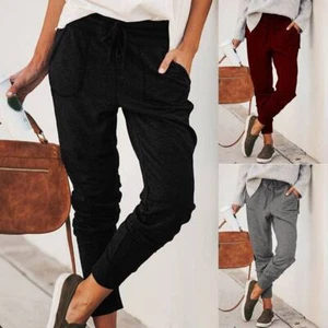 Damen Freizeithose Langhose Stoffhose Jogger Hose Sporthose Laufhose Jogginghose - Bild 1 von 15