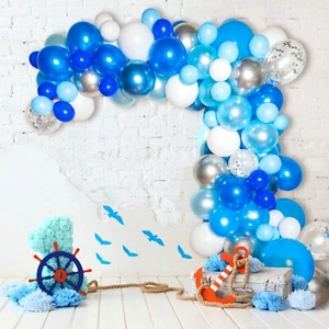 Blue Balloon Arch Garland Kit | Premium Balloon Party Decorations Set - Picture 1 of 7