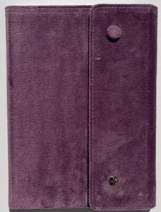 NEU Eccolo weicher Samt Stoff Einband Notizbuch Journal Magnetverschluss 8,25" x 6" - Bild 1 von 16