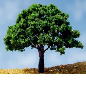 2PC Miniatures Lot Green Trees HO/OO Scale Garden Plants Railway Scene Model - Picture 1 of 4