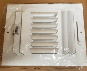 HART COOLEY 8 x 6 in. 3-Way Curved Blade Register with Metal Handle 303m - Picture 1 of 2