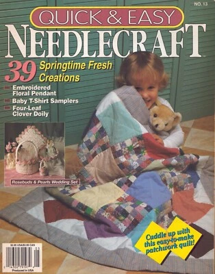 Quick & Easy Needlecraft Magazine No. 13 Quilt Crochet Plastic Canvas Pattern - Image 1 of 4
