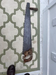 Vintage One/Two Man Logging Crosscut Saw - Picture 1 of 6