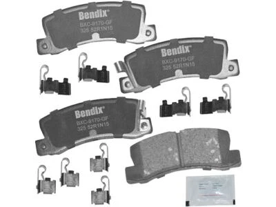Juego de pastillas de freno traseras Bendix 45556FXCM 2000 2001 2002 para Lexus RX300 1999-2003 Foto 1 de 2