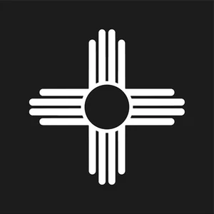New Mexico Zia Symbol Decal symbol Window State Flag sun Vinyl Sticker - Picture 1 of 13