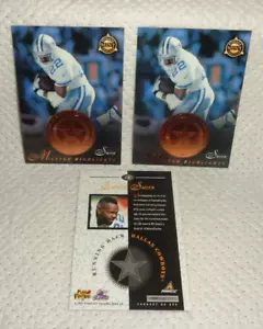EMMITT SMITH--3 CARDS--PINNACLE MINTED HIGHLIGHTS #28--L@@K - Picture 1 of 1