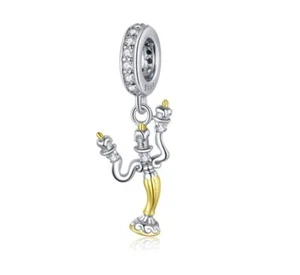 Beauty and the Beast Lumiere Charm - Picture 1 of 2