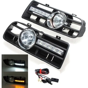 Nebelscheinwerfer Grill Gitter Blende DRL Tagfahrlicht Für VW Golf MK4 1997-04 Y - Bild 1 von 9