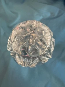 Vintage Brillantschliff Kristall Karaffe Stopfen - facettierte Kugel Flaschenverschluss - Bild 1 von 4