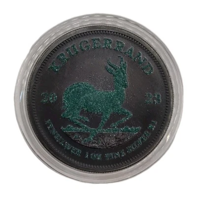 1 UNZE 999 SILBER - AFRIKA KRÜGERRAND / SPRINGBOCK - SILBERMÜNZE - SILBERBARREN - Bild 1 von 2