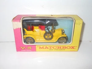 1960s MATCHBOX Y-5 MODELS OF YESTERYEAR 1907 PEUGEOT toy with box - Picture 1 of 7
