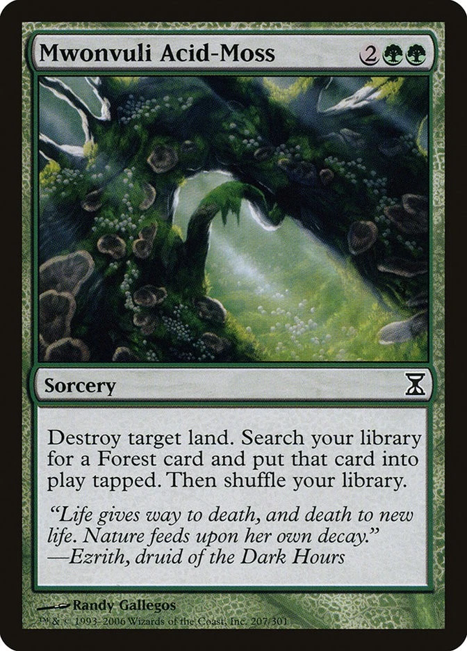 MTG Mwonvuli Acid-Moss  - Time Spiral #207 - Image 1 of 1