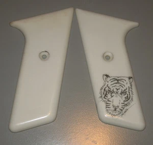 Empuñaduras completas para Autococker Automag Grabado Carter Máquina Paintball Tiger - Imagen 1 de 3