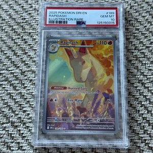 Pokémon TCG Rapidash Destined Rivals Illustration Rare 189/182 PSA 10 - Picture 1 of 2