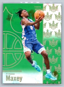 🔥 Tyrese Maxey 2024-25 Panini Court Kings Green /25 SP 76ers  - Foto 1 di 2