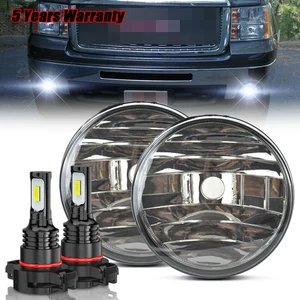 Luces antiniebla LED para parachoques delantero GMC Sierra 1500 2500 2007-2013 luces de conducción - Imagen 1 de 12