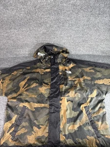 The North Face Brown Gold Camo Windbreaker Men’s Size XXL - Picture 1 of 11