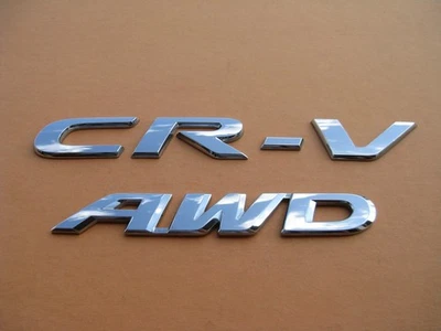17 18 19 20 21 22 HONDA CRV CR-V AWD EMBLEMA TRASERO LOGOTIPO INSIGNIA SÍMBOLO USADO A46339 Foto 1 de 4