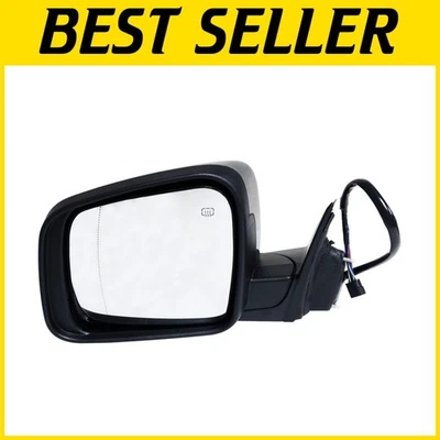 Convex Windshield Mirror, Black - Image 1 of 2