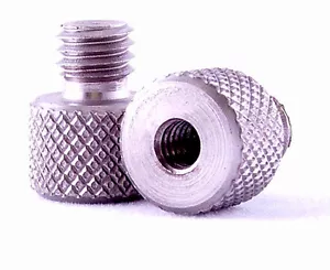 Adaptador de 20 hilos 3/8 16 macho-1/4 hembra 2 PK tipo 303 acero Windtech M9 5799-2 - Imagen 1 de 2