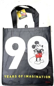 Disney 90 Years of Imagination Lightweight Thin Vinyl Shopping Bag w/tag - Picture 1 of 4