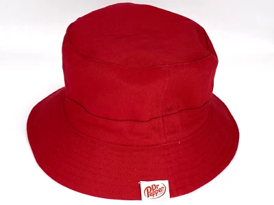 RARO Chapéu Balde Dr Pepper Vermelho Branco Interior Antigo Excelente HTF - Imagem 1 de 4