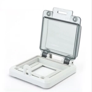 Disyuntores Transparente Impermeable Caja de Distribución Ventana Cubierta 4 Vías - Imagen 1 de 12