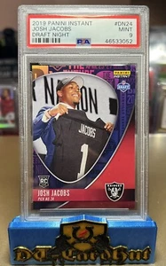 Josh Jacob 2019 Panini Instant Draft Night Rookie PSA 9 Non-Auto RC /133 #DN24 - Picture 1 of 2