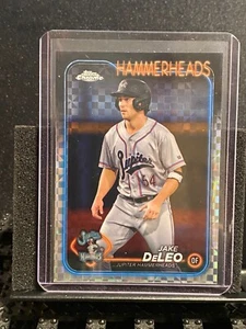 Jake DeLeo 2024 Topps Pro Debut Chrome X-Fractor - Hammerheads/Marlins - Picture 1 of 2