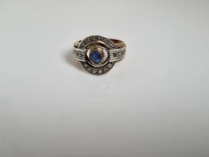 Saphir Diamant Ring Gold 500 12K Jugendstil Art Deco Antik - Bild 1 von 2