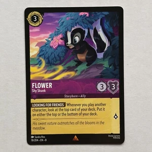 Flower 76/204 Disney Lorcana Reign of Jafar Regular Rare Card NM - Picture 1 of 2