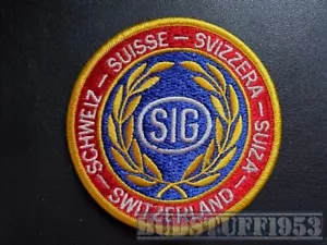 Sig Sauer Aufbügeln Sammlerpistole Aufnäher - 3-7/8" Durchmesser. - Bild 1 von 1