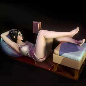 1/24 Resin Figur Modellbausatz sexy süßes Mädchen ungebaut unbemalt Spielzeug Geschenk Neu - Bild 1 von 5