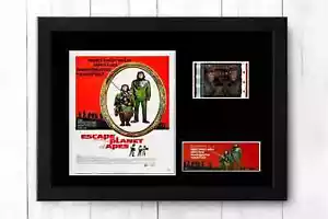 Escape from the Planet Of The Ape Framed Film Cell Display New Memorabilia + COA - Foto 1 di 3