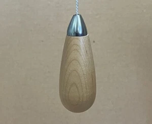 Cable de extracción de luz/ducha de arce liso de baño de diseño Turnstyle Designs - Imagen 1 de 7