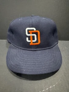 Vtg 1991 MLB 7 3/8 New Era San Diego Padres On Field Authentic Hat - Picture 1 of 5