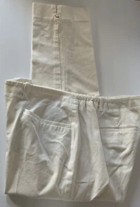 TALBOTS PANTALONI DONNA 18W DETTAGLIO CAVIGLIA avorio - Foto 1 di 3