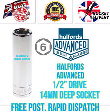 Halfords Advanced Professional 14mm Deep Socket 1/2 Drive 6 Point *Free Post*