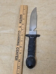 Taiwan 420 Survival Knife Vintage 1980's Stainless Steel Rambo - Picture 1 of 15