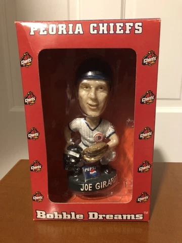 Joe Girardi Peoria Chiefs 2002 SGA Bobble  Bobblehead Midwest League New In Box Cover