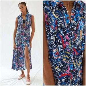 Maxi Vestido Maeve By Anthropologie Caprichoso Estampado Paisley Para Mujer Talla 6P - Imagen 1 de 9